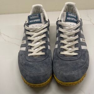 Adidas Men's Gray and White ADI Speed Sneakers